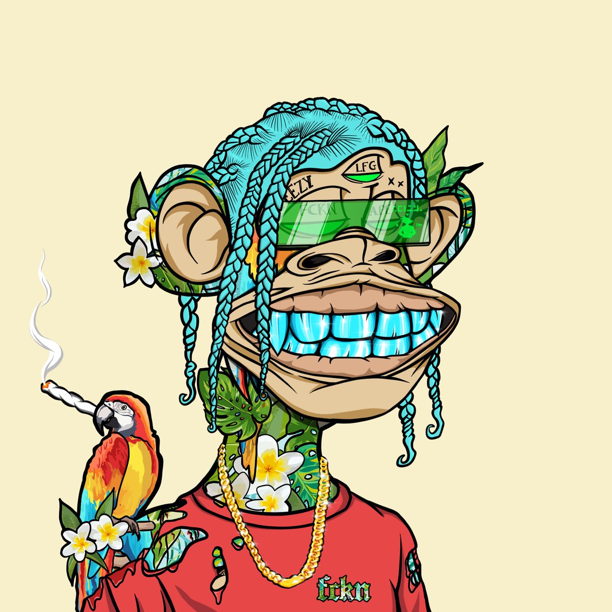 #NewProfilePic by STEEZY FCKN APES
They are among us, FCKN APES are going to change the game, no cap. 🥃💯

@steezyapegang #FCKNAPES