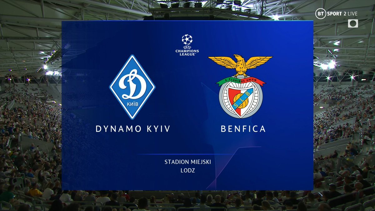 Full match: Dinamo Kiev vs Benfica