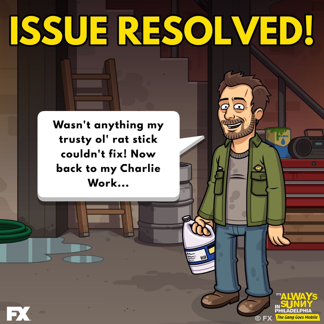 AlwaysSunnyGame's tweet image. Hey Gang!
We've identified the issue that prevented players from accessing the game, and we've implemented a fix. We advise all affected players to restart your game, and if you continue to experience any issues, please reach out to us via the in-game help feature or DM us!