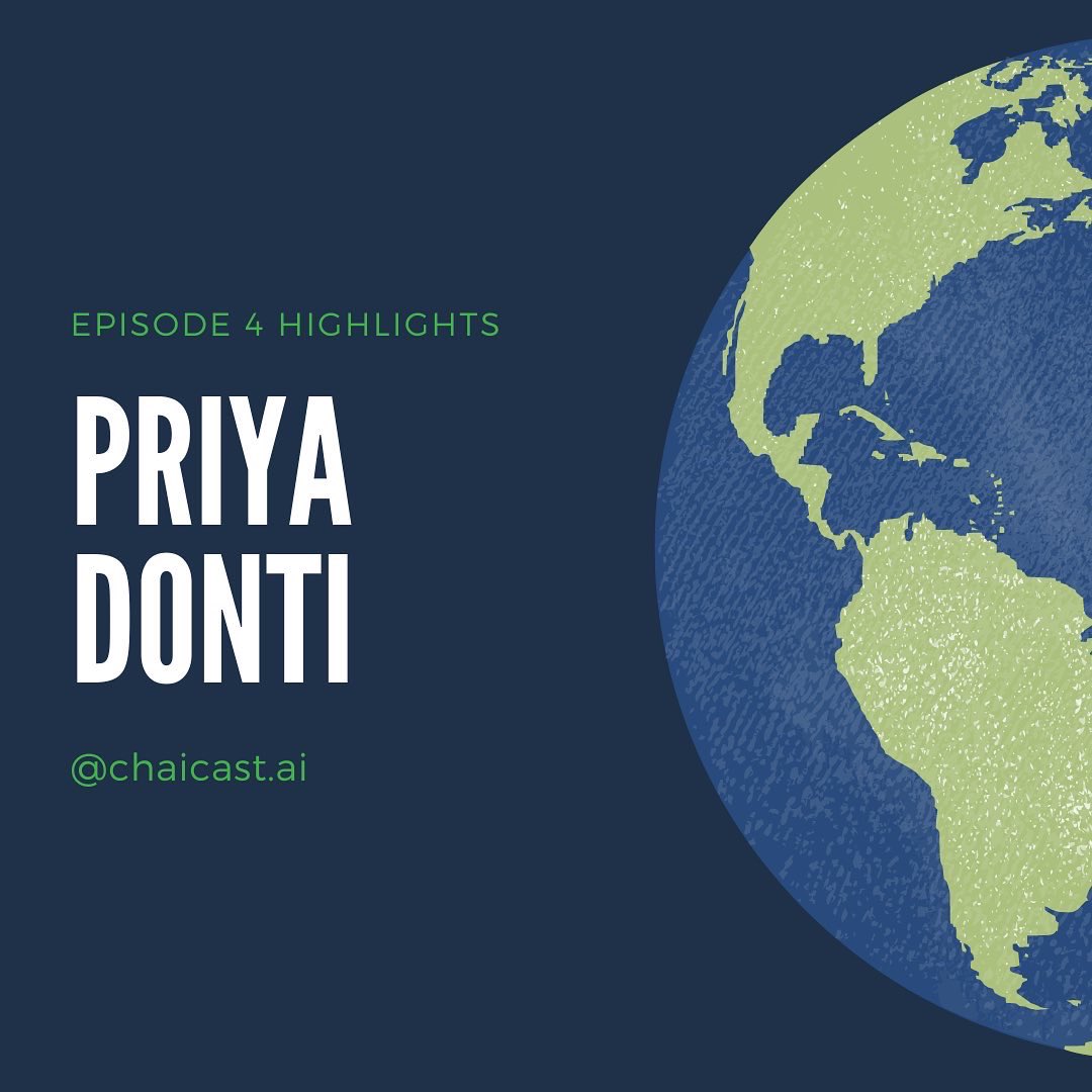 chAIcast's tweet photo. Some notable moments from Episode 4 with Priya Donti, a Ph.D. Candidate in Computer Science and Public Policy at Carnegie Mellon.

Go to the link in our bio to listen to our episode with her and all of our other episodes! https://t.co/TFV5indeoy