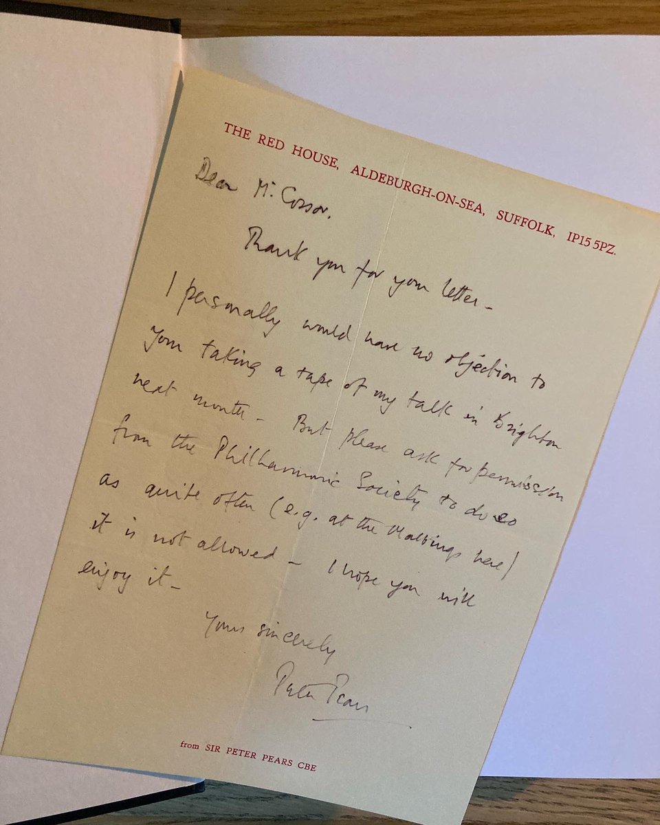 NoPoBoHo's tweet image. What We’re Reading #WhatWeAreReading #PeterPears #BenjaminBritten #Letters