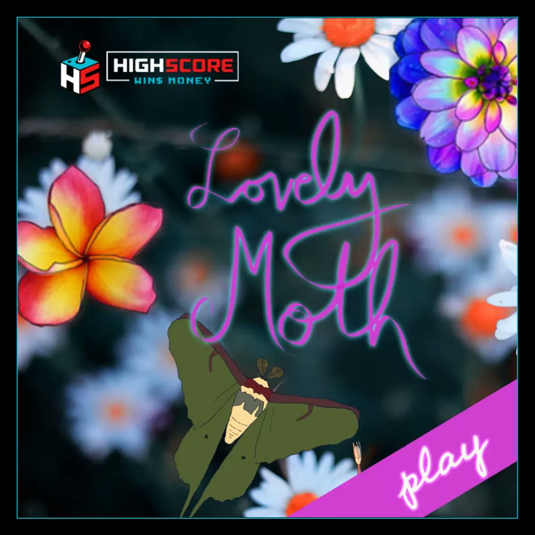 MEET OUR NEW GAME, LOVELY MOTH! Play as a moth! Flap your wings! Eat delicious flowers! Avoid predators! Travel to other dimensions! Created by @SodaDrinkerPro! Highest score of the day wins 100 bucks!! highscorewinsmoney.com