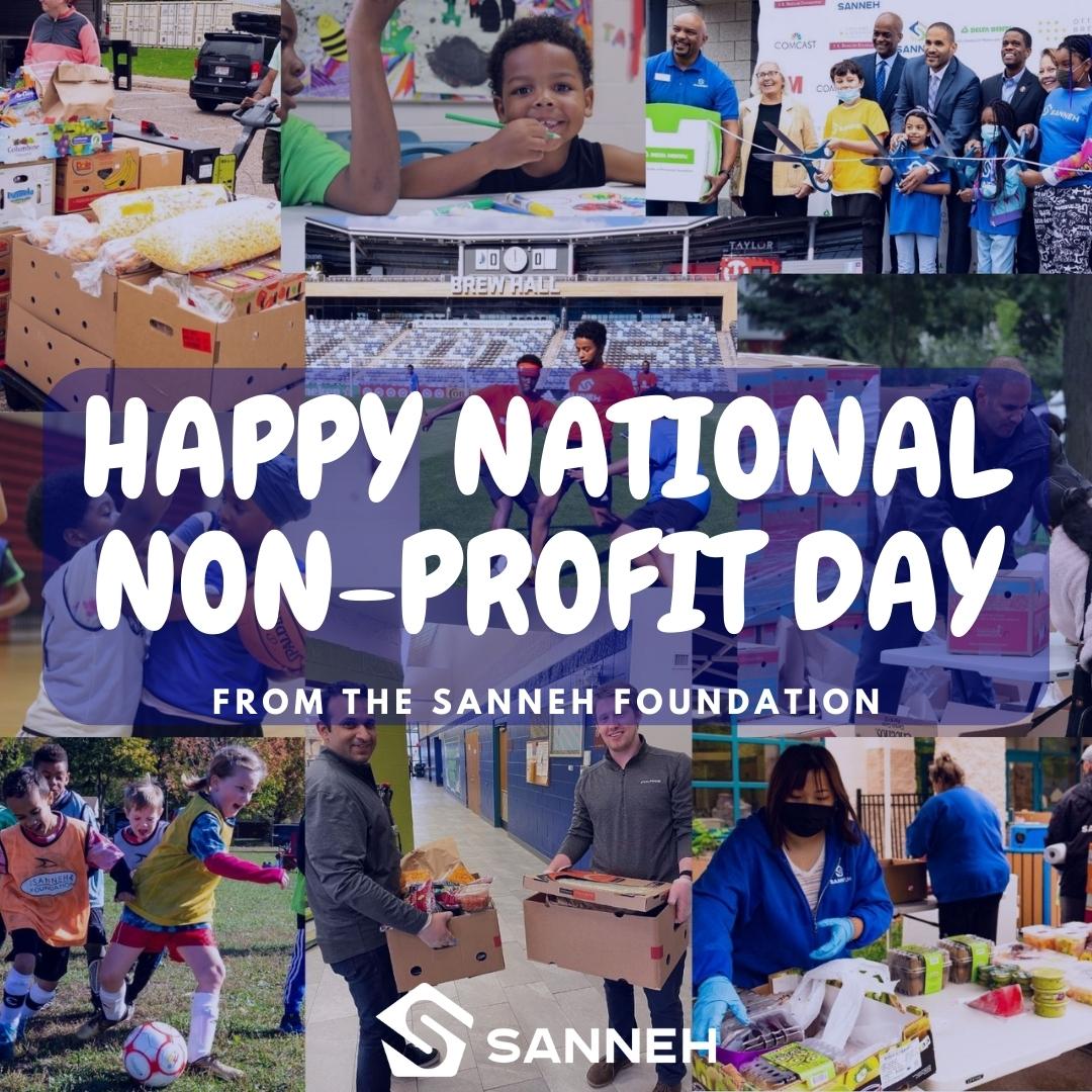 Today is National Non-Profit day, in honor of this we thank our staff, volunteers, board members, donors, families, and the community that we love to serve. It is because of all of you that we can empower, improve, and unite this community. From the Sanneh team, thank you.