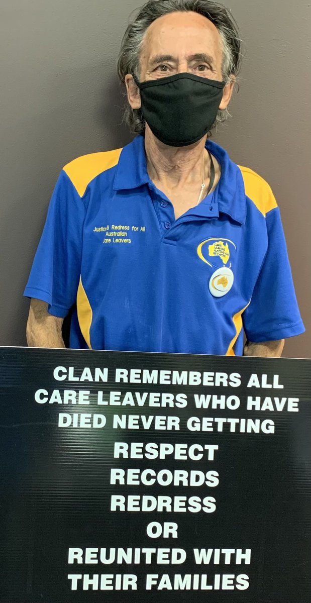 CLAN_AU's tweet photo. As we head to Vic Parliament House today
Please remember CareLeavers who died never getting #Redress 
Tony’s sister Evelyn died by #Nuns #neglect 

Thankyou for support over the long struggle to get #justice 22 long years 😳
CLAN respects your dedication &amp;commitment 
💙💛 #auspol https://t.co/uo3xeKkZlZ