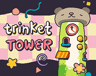 worm_pod's tweet photo. we have updated our ✨free✨ game, trinket tower, that we made with @cilerba during a game jam!! 

it has a bunch of new QoL features and is a great time to play if you're craving a cute little micro-roguelite 🐱 https://t.co/szXGVpM15S