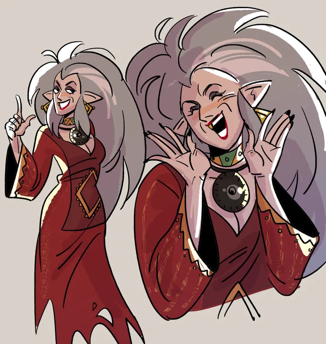eda reimagined as coptic Egyptian, like her voice actress!! 