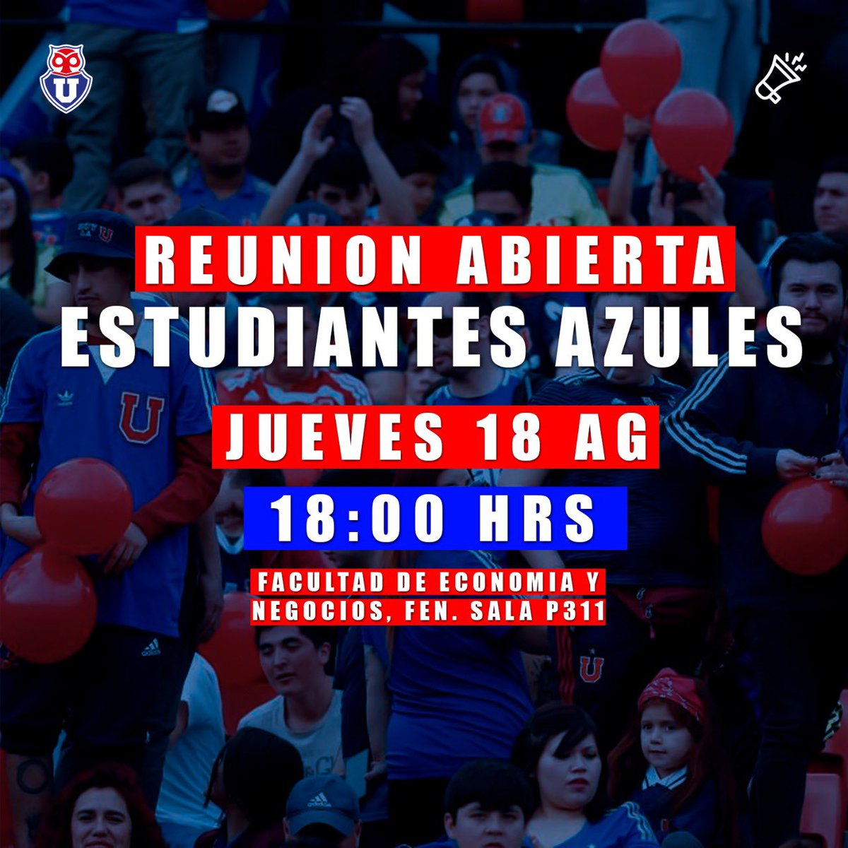 veronic01222455's tweet photo. UNÁMONOS MÁS QUE NUNCA. DE FORMA PACÍFICA. #EstallidoAzul #ReunionAbierta #NecesitamosTuApoyo #NuncaFuimosSolo11 #VamosLaU #MiCorazonEsAzul 🦉💙🤘🏼 https://t.co/X5d2jckVHV