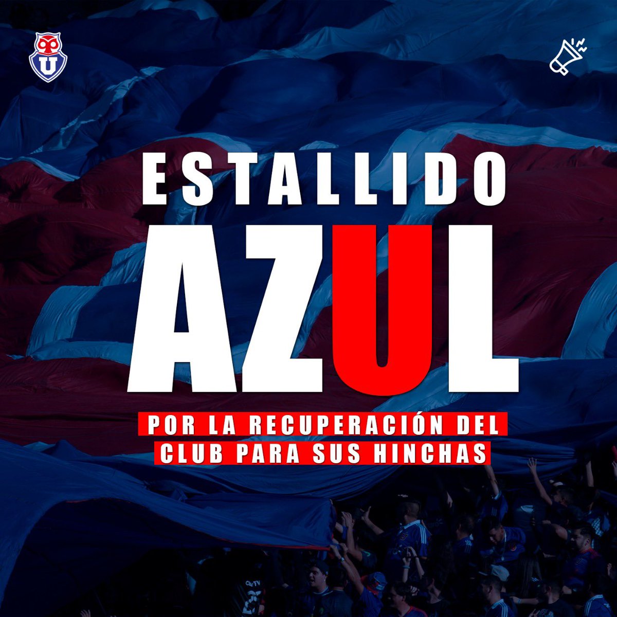 veronic01222455's tweet photo. UNÁMONOS MÁS QUE NUNCA. DE FORMA PACÍFICA. #EstallidoAzul #ReunionAbierta #NecesitamosTuApoyo #NuncaFuimosSolo11 #VamosLaU #MiCorazonEsAzul 🦉💙🤘🏼 https://t.co/X5d2jckVHV
