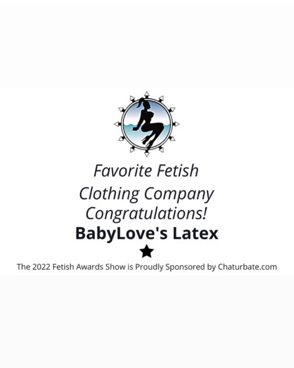 We did it! 

We won Favorite Fetish Clothing Company Award, at the 5th Annual <a href="/fetishawards/">Fetish Awards</a> at <a href="/fetishcon/">Fetish Con</a> on Sunday!!! We would like to extend an enormous heartfelt Thank You to all of our loyal customers, friends, and fellow fashion devotees who took the time to vote for us!