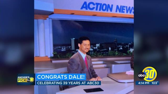 We just made it official on Action News Live at Four. <a href="/DaleYurongABC30/">Dale Yurong</a> is the new 4PM co-anchor with <a href="/GracielaABC/">Graciela Moreno</a>. You'll still see him at 6:30pm, and reporting on franchise pieces throughout the week. This week is also his 39th anniversary at ABC30!! Love the throwback pic.