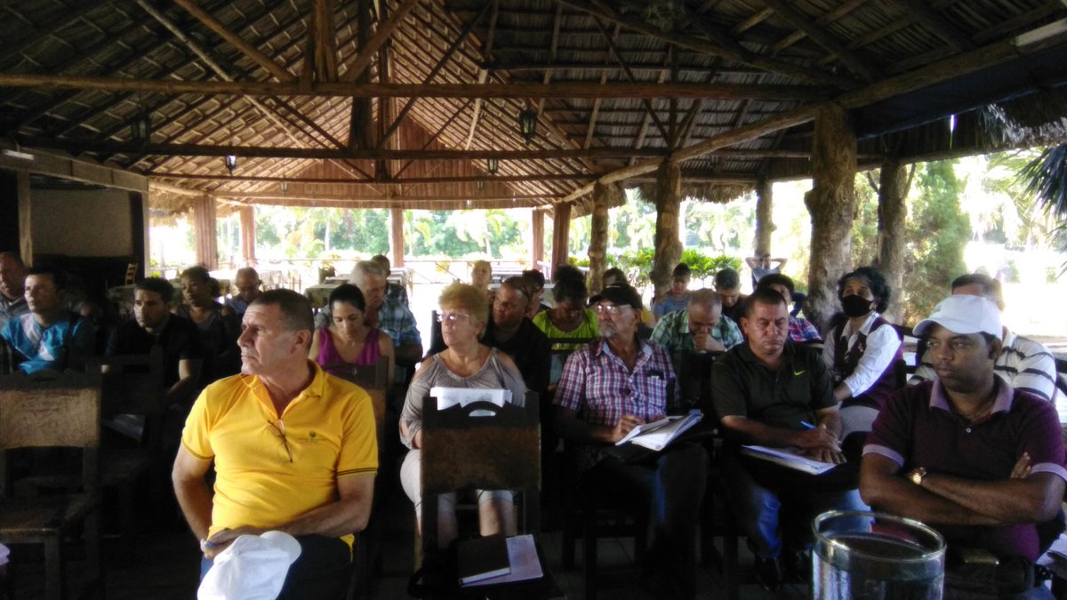 Se intercambia con la Dirección del Grupo de la OSDE Agrícola y Empresas subordinadas de la Provincia #PinardelRio y #Artemisa, sobre las acciones desarrolladas en el cumplimiento de las 43y63 medidas aprobadas y las que tienen situación financiera desfavorable.#CubaPorLaPaz