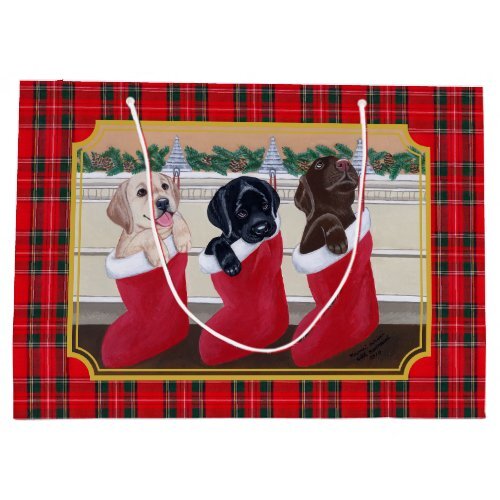 HappyLabradors's tweet photo. Christmas Three Labrador Puppies Tartan Large Gift Bag #labrador #christmas #labrador #retriever #christmas #LargeGiftBag https://t.co/C7m8vKNiw5 #labrador #labradorretriever #gifts #doglovers https://t.co/4Ka57sb6Lo