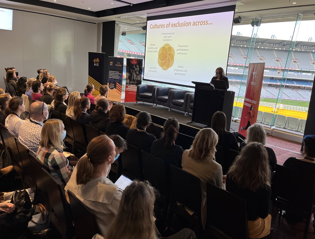 theAIS's tweet image. This week, the @MCG is the women’s sporting capital of the world with the @WISCongress off and running! 👏 

#WISC22 #womeninsport