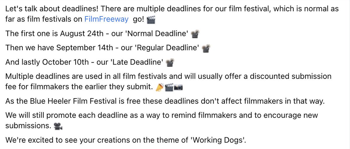 Blue Heeler Film Festival tweet media
