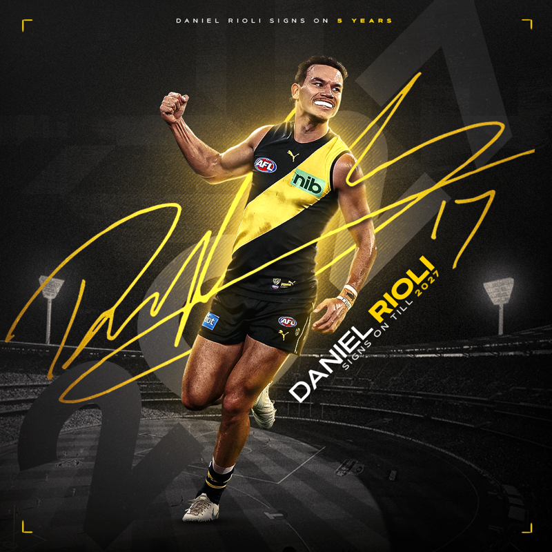 Richmond_FC's tweet photo. A Tiger till 2027 ✍️

Daniel Rioli has signed a new five-year deal.
