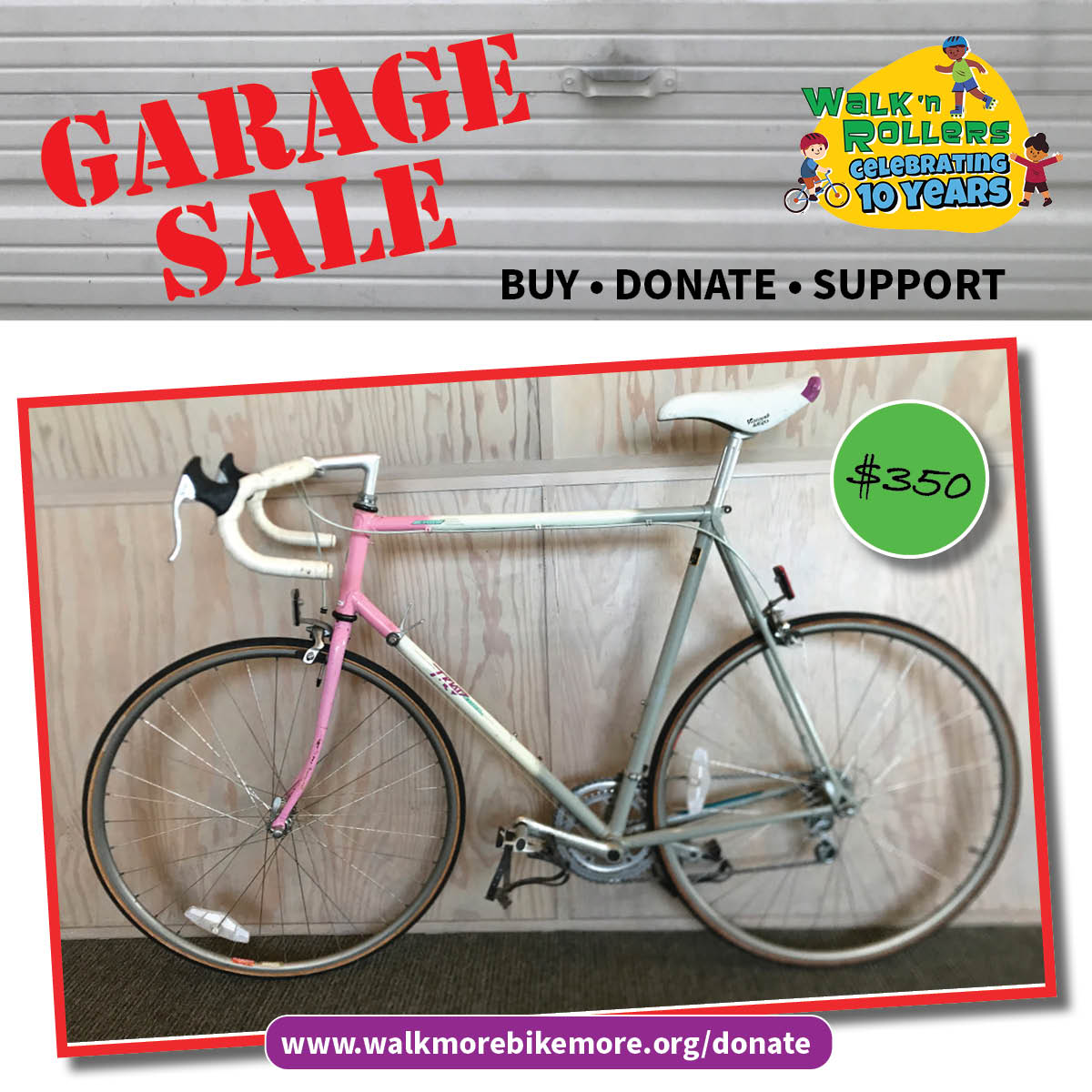 WalkAndRollers's tweet image. Whoo Hoo! We are down to some vintage bikes, t-shirts ($5) and Bike Lights ($5/pair). Make us an offer on the bikes and we'll throw in lights or a shirt! #garagesale #fundraiser @JimPocrass @bikinginla @StreetsblogLA