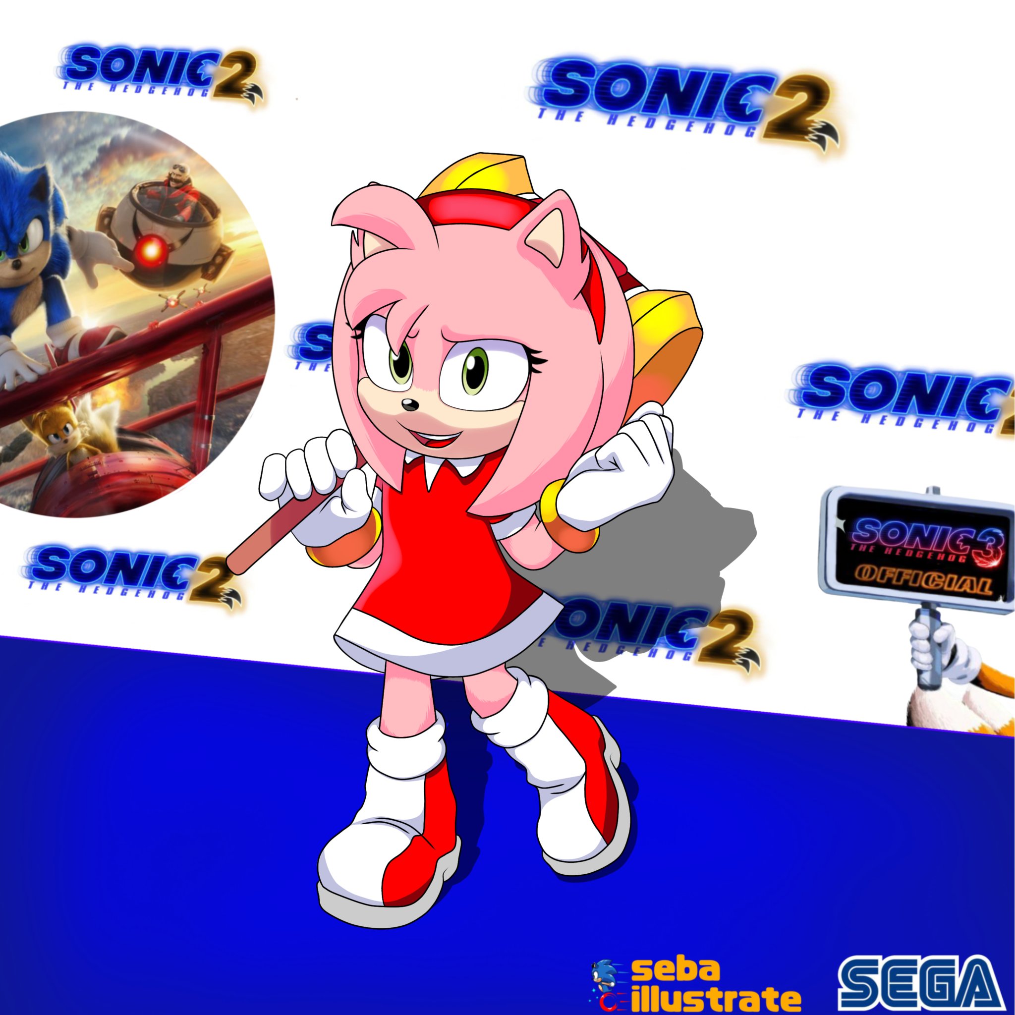 rosie on X: I don't usually post stuff like this but I edited the movie  Sonic to look like Amy Rose!! I really hope she appears in the third  movie🥰 #SonicTheHedeghog #Sonic #