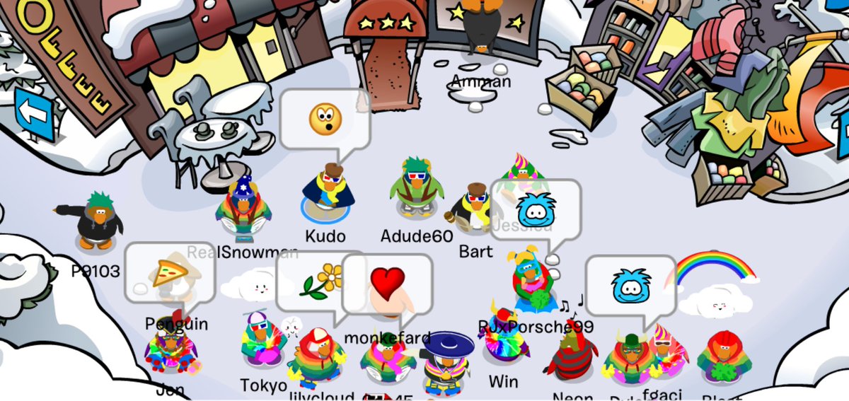 KudoCPF's tweet photo. It was so fun hosting the Fashion Contest with @bartclubpenguin. Make sure to join @CPForeverr today, so you don't miss the Daily Events the community is hosting! #CPForever https://t.co/oyoKzVdF9T