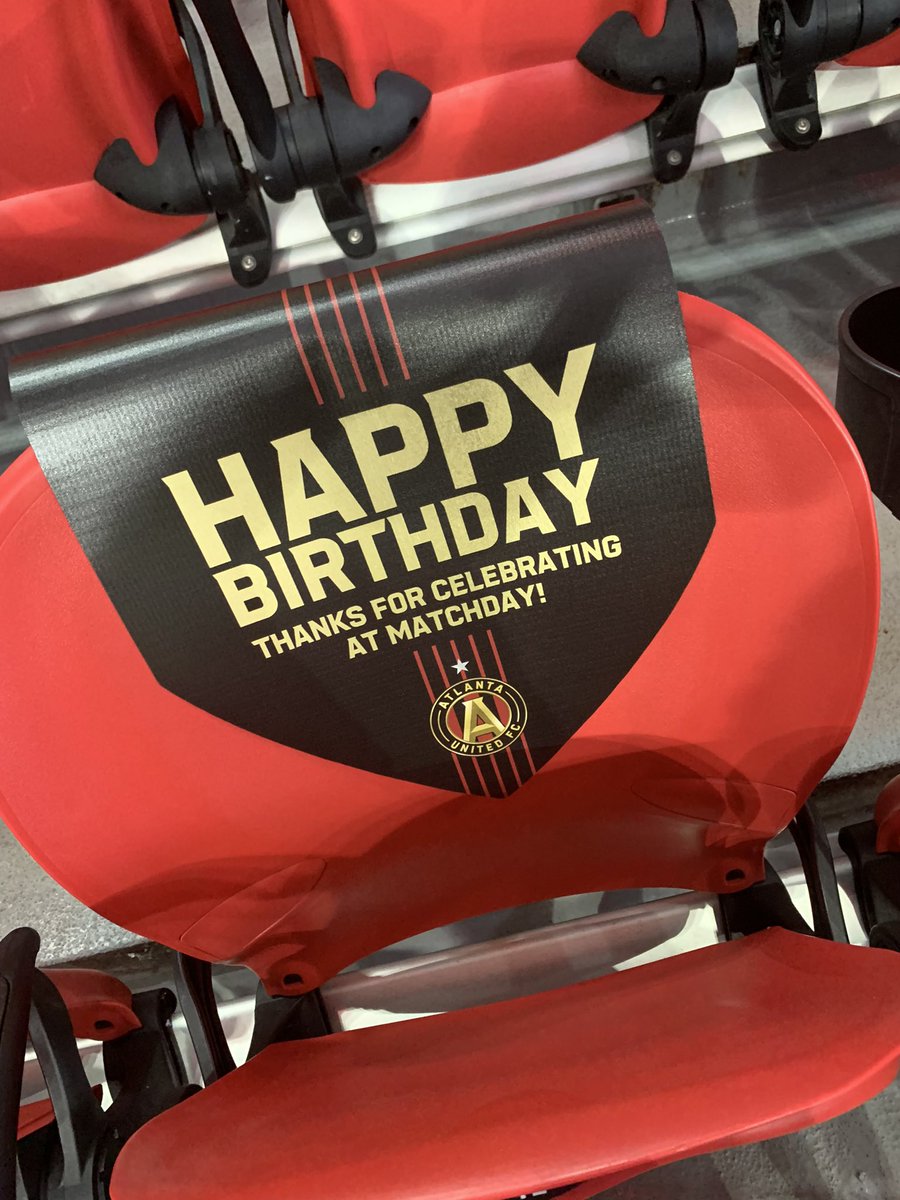 dngordon1's tweet photo. Great touch #ATLUTD - thanks for the birthday wishes!  Go @ATLUTD !!  5 Stripes Forever!!! https://t.co/KttZB3OXfT