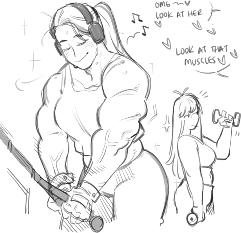 dachell_ART's tweet photo. 💪gym girlfriend🏋️‍♀️ https://t.co/WyBBt76fLc