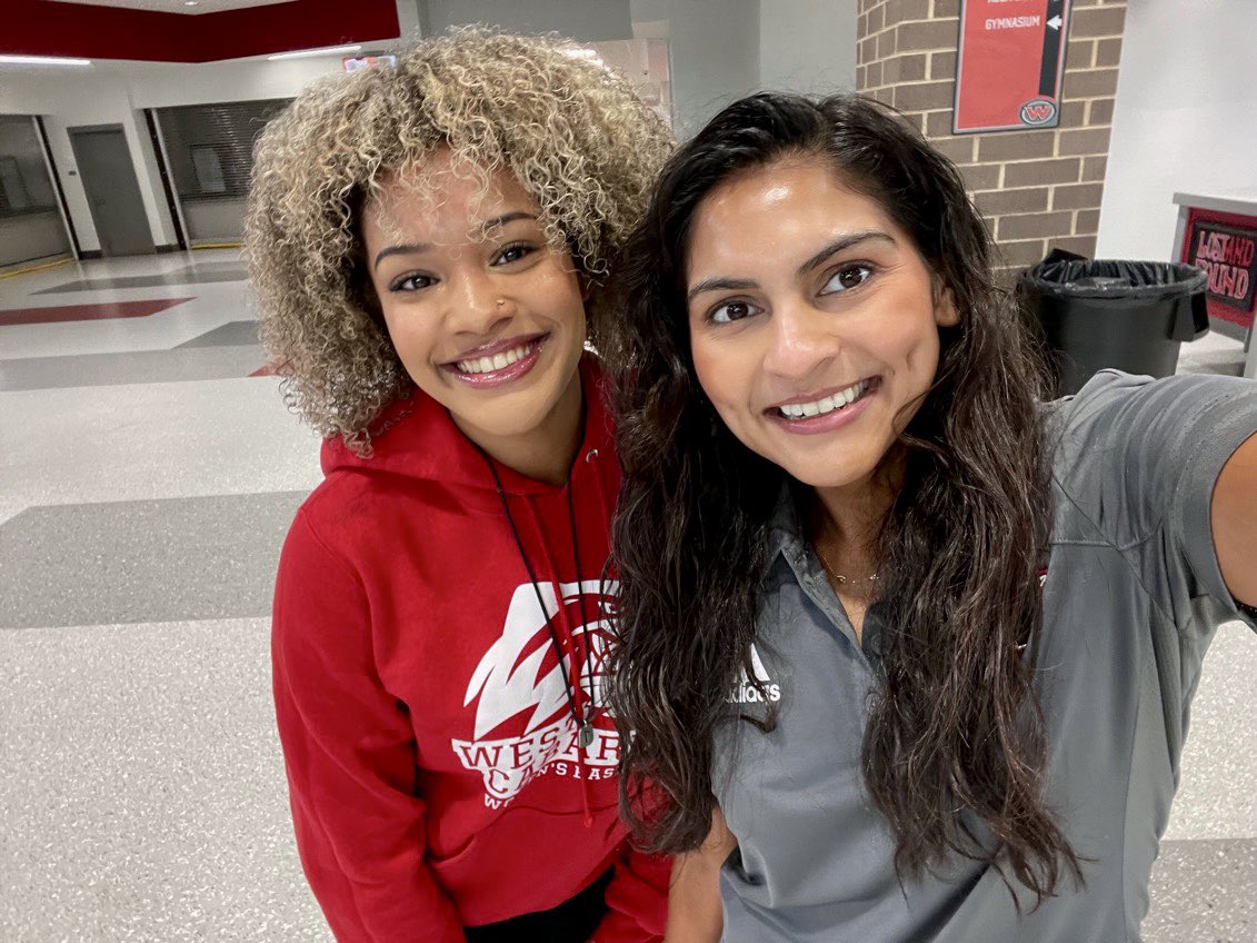 It’s her senior year &amp; she was so excited to come back to help with Freshman Orientation today‼️ You continue to amaze me with your kindness &amp; enthusiasm <a href="/yanira_finley/">yanira finley</a> This is your big year &amp; we can’t wait to champion you every step of the way! <a href="/CabarrusWest/">West Cabarrus High School Wolverines</a> <a href="/CabCoSchools/">Cabarrus Co. Schools</a>