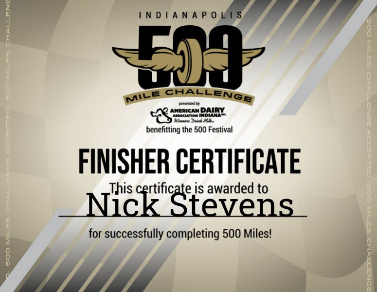 nickstevens82's tweet photo. #indyvirtualchallenge https://t.co/pMUqcdjvQg