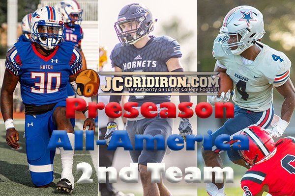 Meet some of the guys from the JCGridiron Preseason All-America 2nd Team this week at jcgridiron.rivals.com
<a href="/WallaceUnamba/">BIGWALL ™🇳🇬</a> <a href="/IAmChrisCarter_/">CK🦍</a> <a href="/nthonyPLaFrance/">Anthony LaFrance</a> <a href="/DanielTuiono/">Ikani Tuiono</a> <a href="/ReeseSteele6/">Reese Steele</a> <a href="/MarkellSmith12/">Markell Smith</a> <a href="/Tajesstonstorey/">Tajesston Storey</a> <a href="/Bcg_68/">🏈Brandon Hall🏈</a> <a href="/7Kamonplan/">Kamonplan_7</a> <a href="/iamquentin65/">Quentin Ross</a> <a href="/BarcotMatthew/">Matthew Barcot</a>