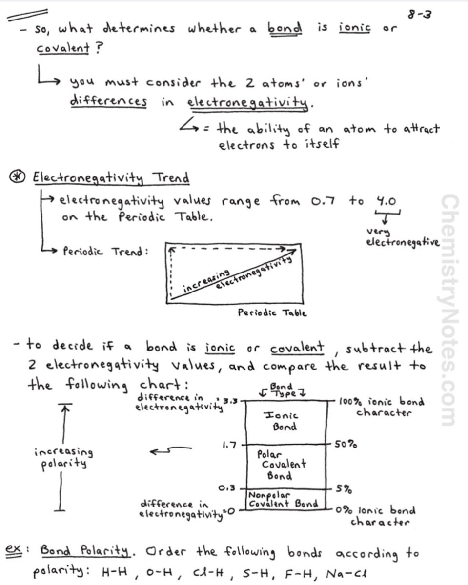 chem_notes_pdf's tweet photo. SECTION 8 - Chemical Bonding - 28 pages; https://t.co/xtSXHi6tra
.
👆🏼ALL My Notes are Available at Link Above.
.
Use them if you’d like 🧪😎
.
#chemistrynotes
#chemistryteacher
. https://t.co/RV1biBp5JO