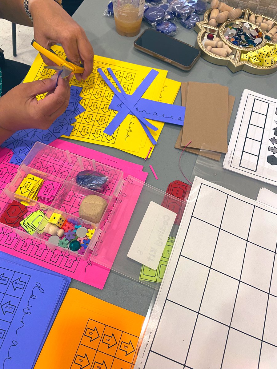 MelissaSeco's tweet image. Thank you to all the amazing educators who came to our Make & Take Unplugged Coding session today! #OntMathCoding