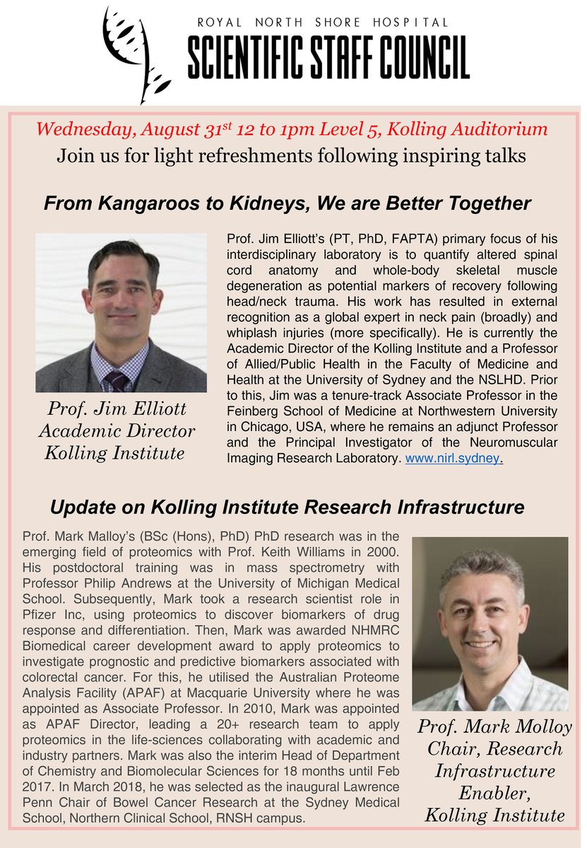 Scientific Staff Council RNSH tweet media