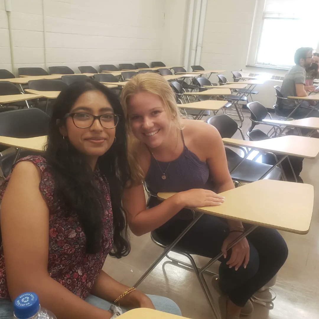 APAN_UMD's tweet photo. Some fine looking folks strayed into APAN Orientation today 🤩 

In the back you sorta see "Bobby", the French bulldog, our fav new student. We usually don't play favorites, but we're excited about his coding potential. 

#apan #welovedata #dogswhocode #orientation #24 #welcome https://t.co/BqKBa5fPas
