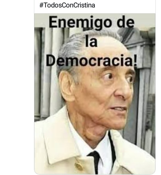 NoeBriggi's tweet photo. Magnetto, debemos tenerlo presente. Ya casi mo puede hablar pero mantiene INTACTA LA MALDAD😡😡
#MacriNarco https://t.co/yJ9XuByTF7