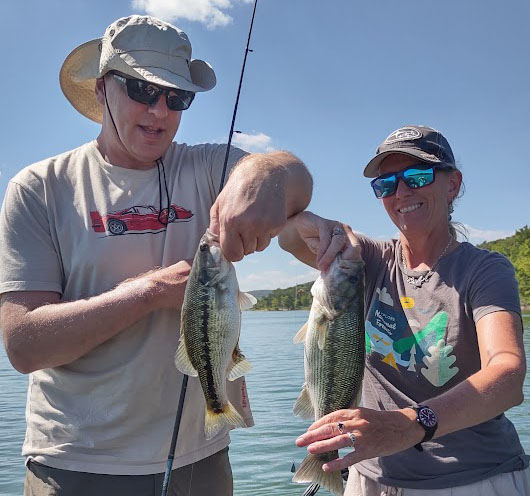 My trip to Table Rock Lake with <a href="/CamaroWRX/">Karen (find me on BlueSky)</a>. Spots and meanmouth and walleye, oh my! inreeltimefishing.blogspot.com/2022/08/do-not…