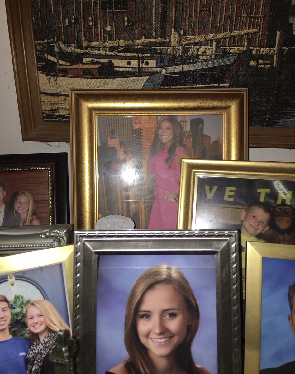easyonnick's tweet photo. In 2016 I framed this photo of Wendy Williams and put it up in my grandparents house to see if they would notice or not. In 2022 it still is there https://t.co/W5PARyFYs4
