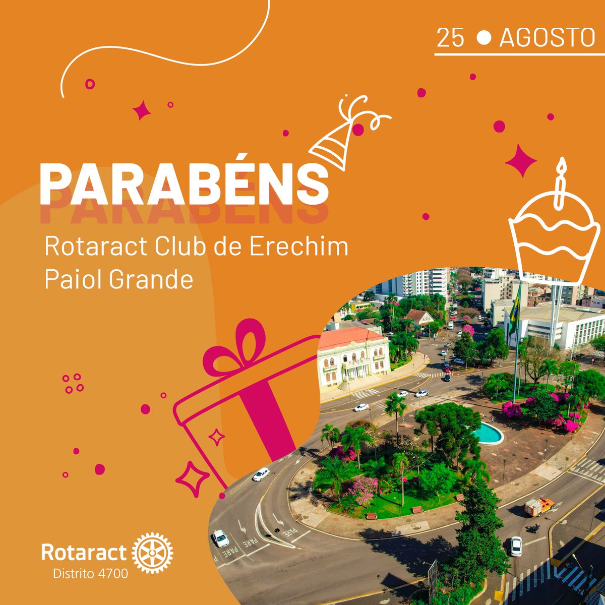 rotaract4700's tweet photo. Os clubes leoninos estão na área! 🚀

E seguindo a linha do signos, eles adoram aparecer 😎 e devem mesmo, afinal Rotaract é visibilidade e nada melhor do que mostrarmos nossas ações na comunidade! 

E aí, já segue os clubes? 🎉 https://t.co/NdaVcxhZOW