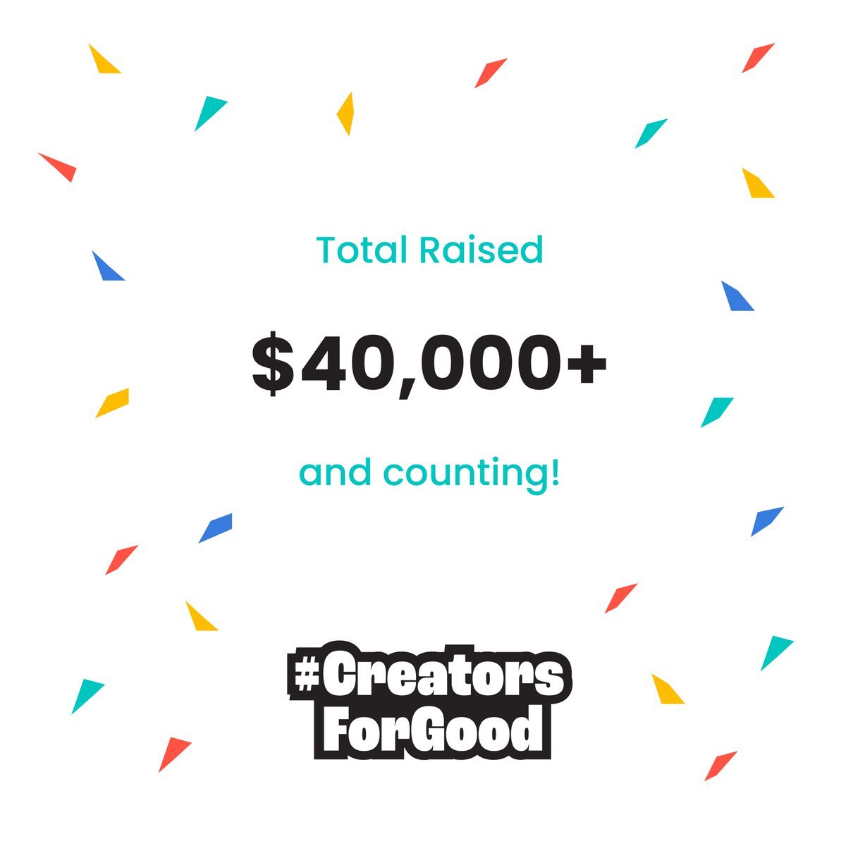 A massive thank you to all the #CreatorsForGood and those who have donated so far! You're helping to support nonprofits doing amazing work in mental health, cancer research, and more for #NationalNonprofitDay 🙌 

And there's lots more to come! Tune in: twitch.tv/dogoodpoints