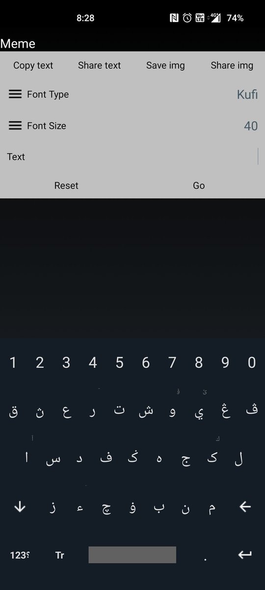 jawikufi's tweet photo. Minor arrangement for Jawi keyboard. Isolated button at the left second row from bottom rather than at below #JawiPro https://t.co/Wcof5obSCL