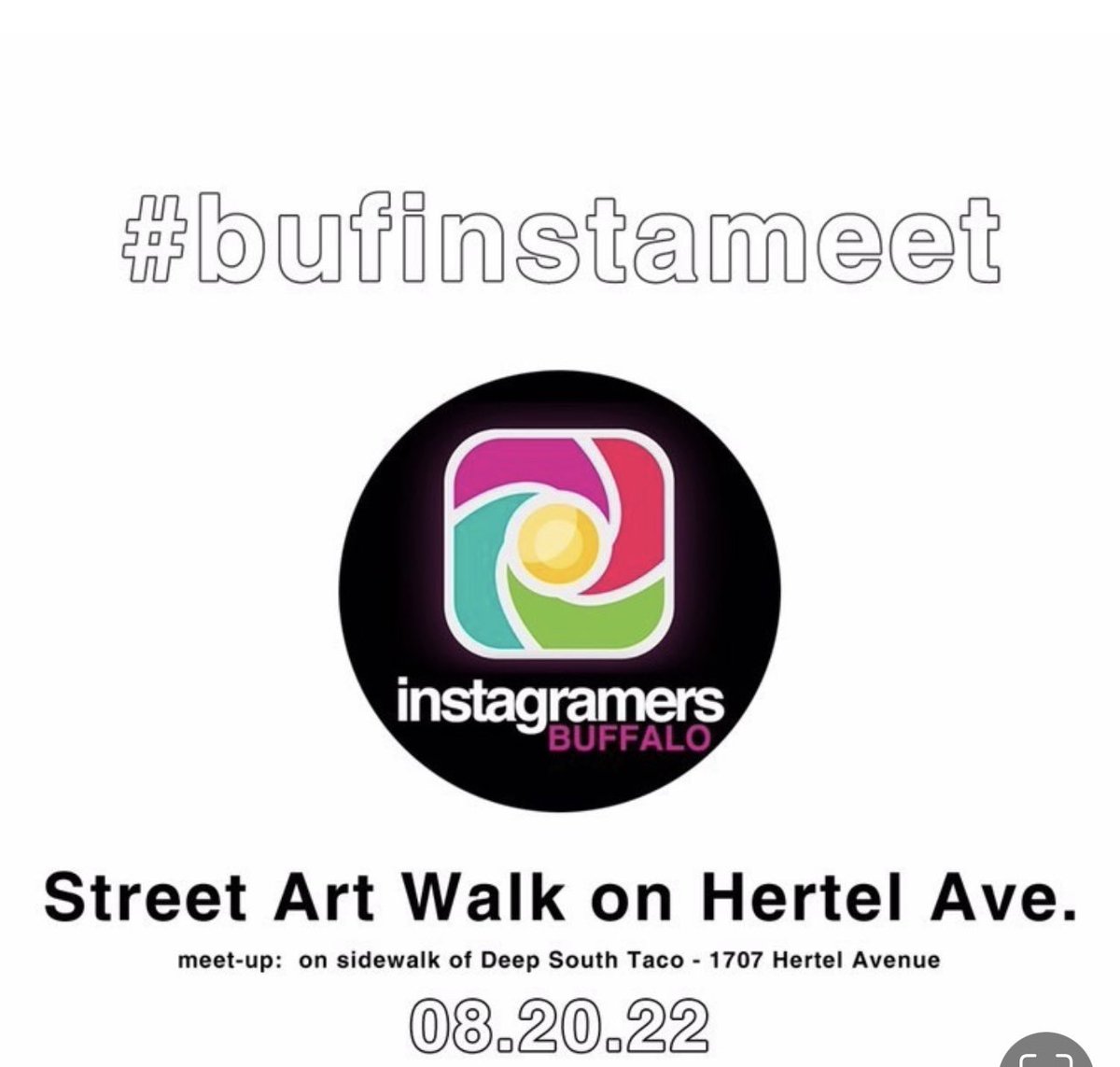 IGersBuffalo's tweet photo. Hello #igerscommunity 📷 Reminder
This Saturday we will be meeting 11:30 am for a walk along @Hertelavenue with @tgallagher66 to see and appreciate the #publicart with one another . We look forward to seeing you Saturday , the faces behind the @ 's 
we have missed @IGersBuffalo https://t.co/faEZSzKTaR