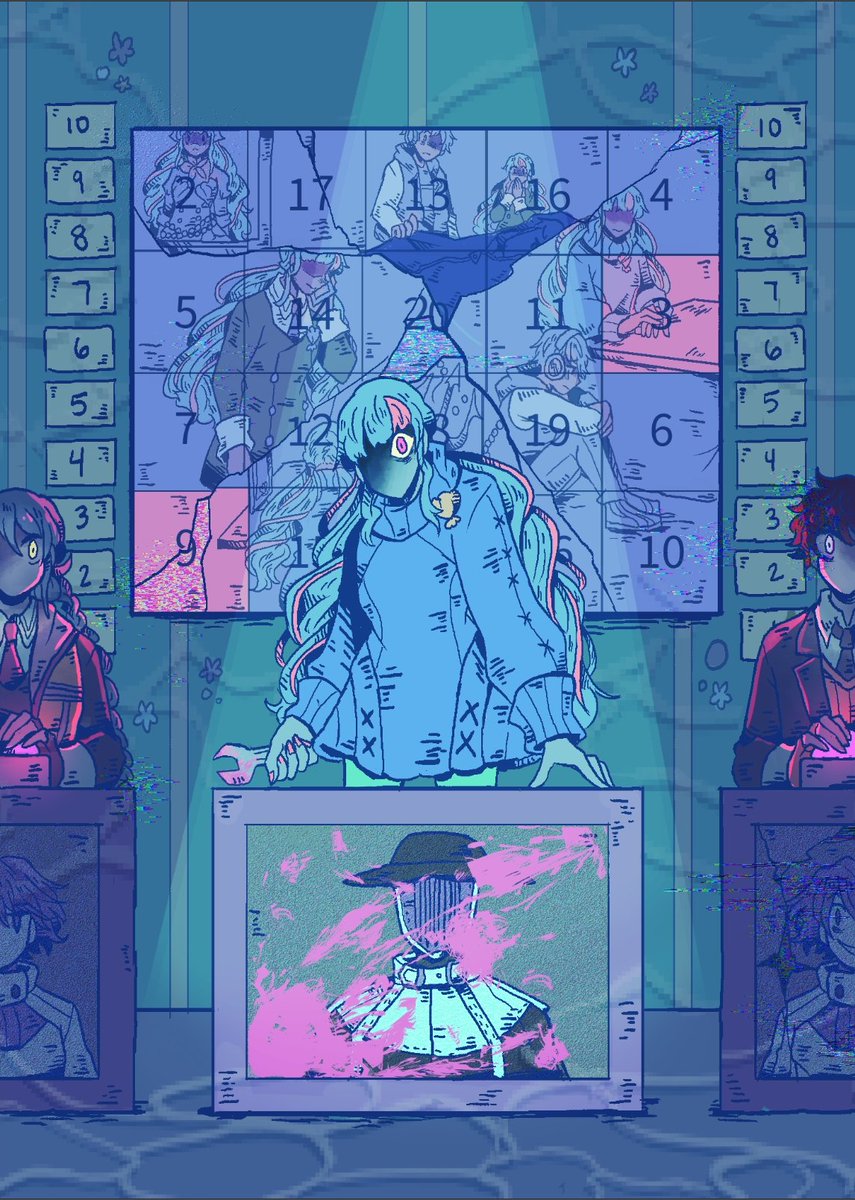 #ainispoilers Thanks for the support on this btw!! Sharing some process shots for this in honor of amame's birthday 🥺💕✨️ https://t.co/G8GcTPiHTI