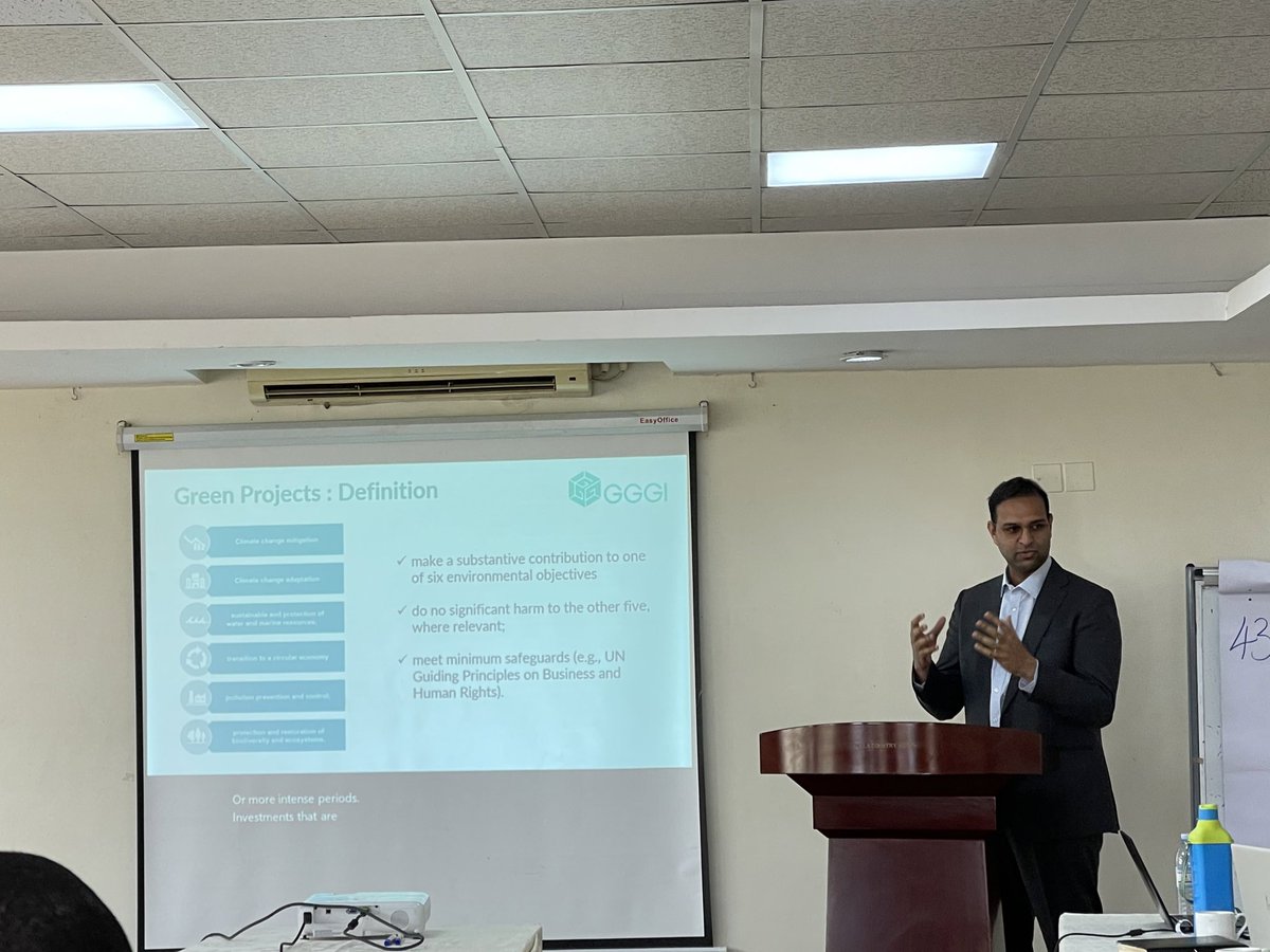 GggiUganda's tweet photo. #learning
#Vamsi: #Green projects are priority in the infrastructure & #investment planning .@gggi_hq is a trusted advisor to #governments and other stakeholders to create locally specific projects that support global #greengrowth.
#emobility
#renewableenergy
#nonpolluting https://t.co/mFFoHkOemC