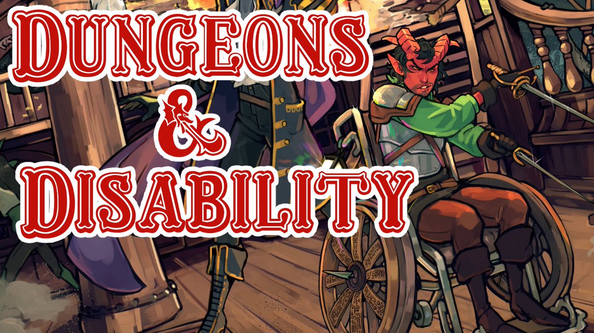Disability in DnD is possible and can lead to fun and interesting situations and interactions, actually.
youtu.be/M6MpBrEAD70