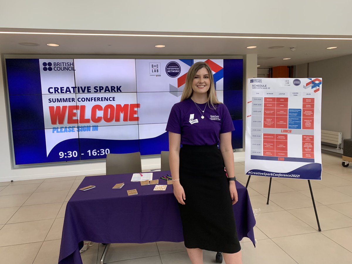 LSU_Enterprise's tweet photo. Yesterday I had the privilege of attending the Creative Spark Conference at Loughborough University London where we had sessions on mastering LinkedIn, a sustainable fashion showcase and more. What an incredible opportunity to meet other creatives!π
#CreativeSparkConference2022 https://t.co/1L6177vO3S