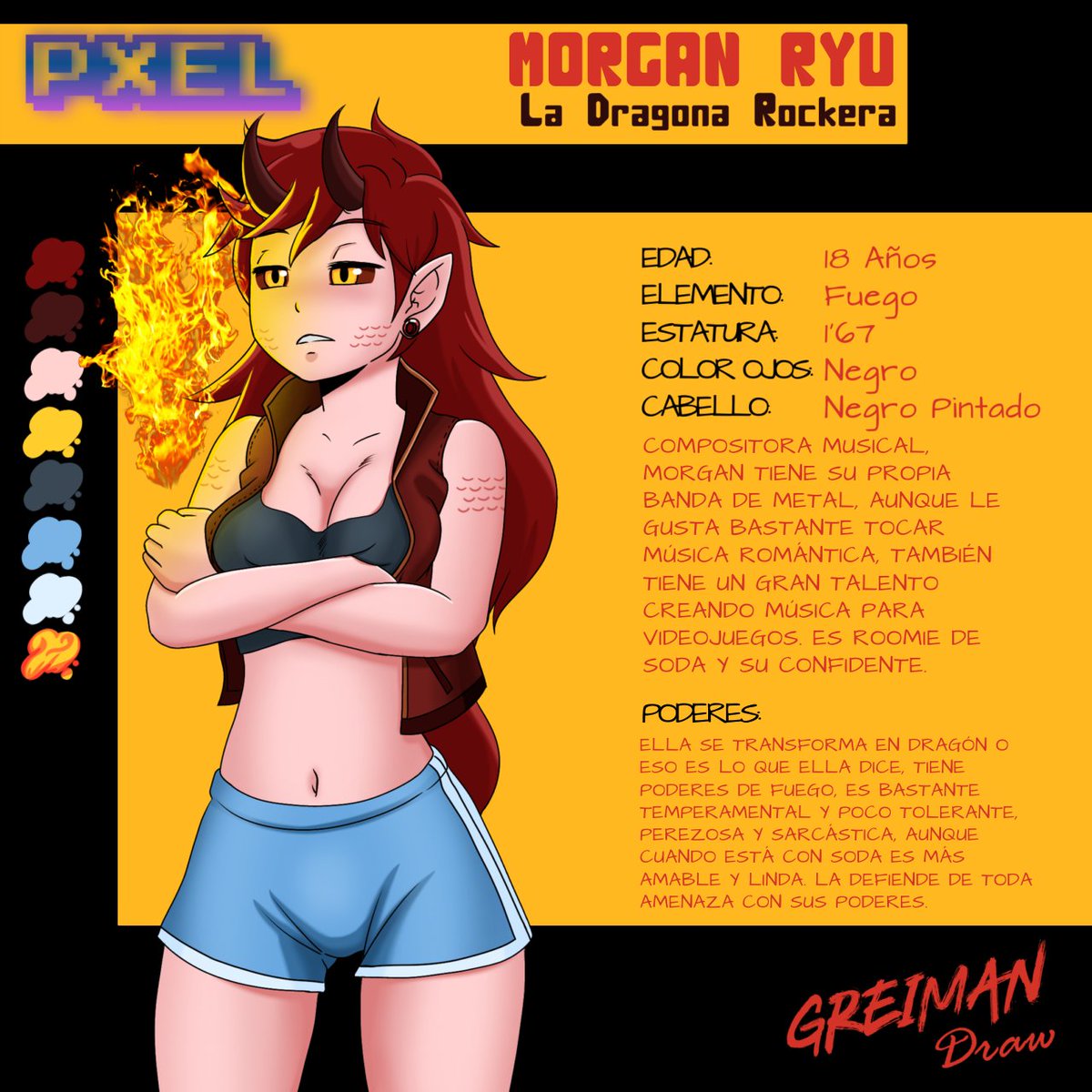 GreiManPool's tweet photo. Presentando las primeras personajes de PXEL estaré subiendo mis personajes con sus descripciones para ir trabajando ya con el proyecto #PXEL #Greimandraw https://t.co/wMt4rcSWVw