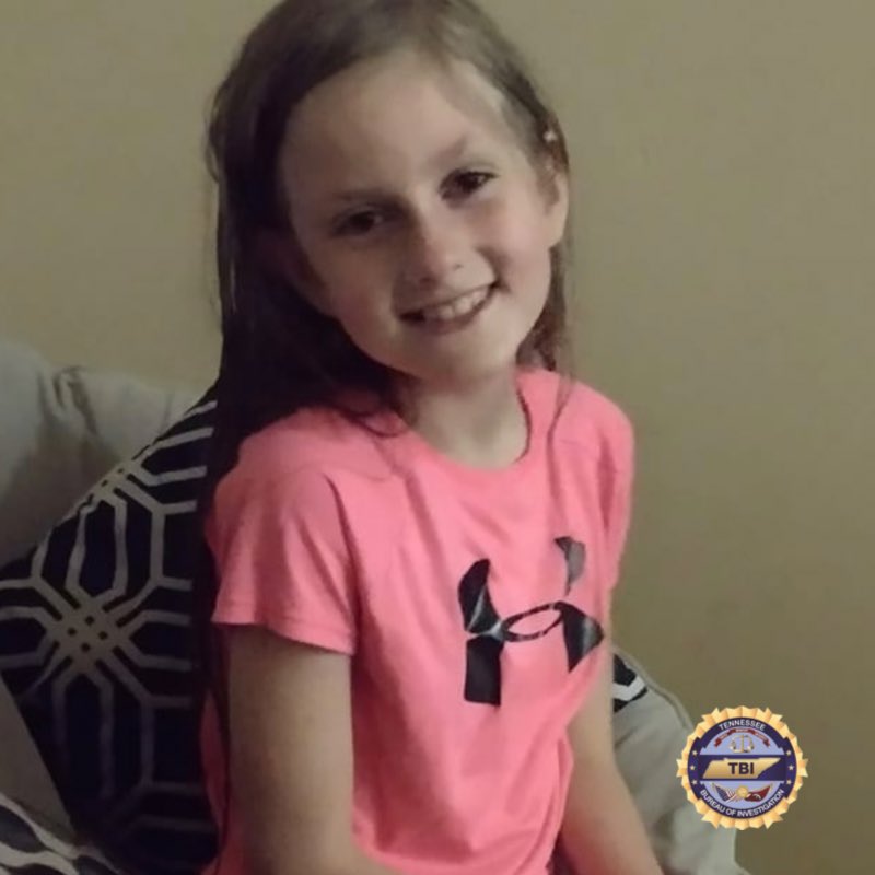 TBInvestigation's tweet photo. An Endangered Child Alert has been issued on behalf of the Crossville Police Department for eight-y/o Kallie Jean Lynette Graham.

She was last seen in the front yard of her residence on 8/24 around 8 PM. 

If you see Kallie, please call 931-484-2230, or 1-800-TBI-FIND. https://t.co/kk6iYdPknu