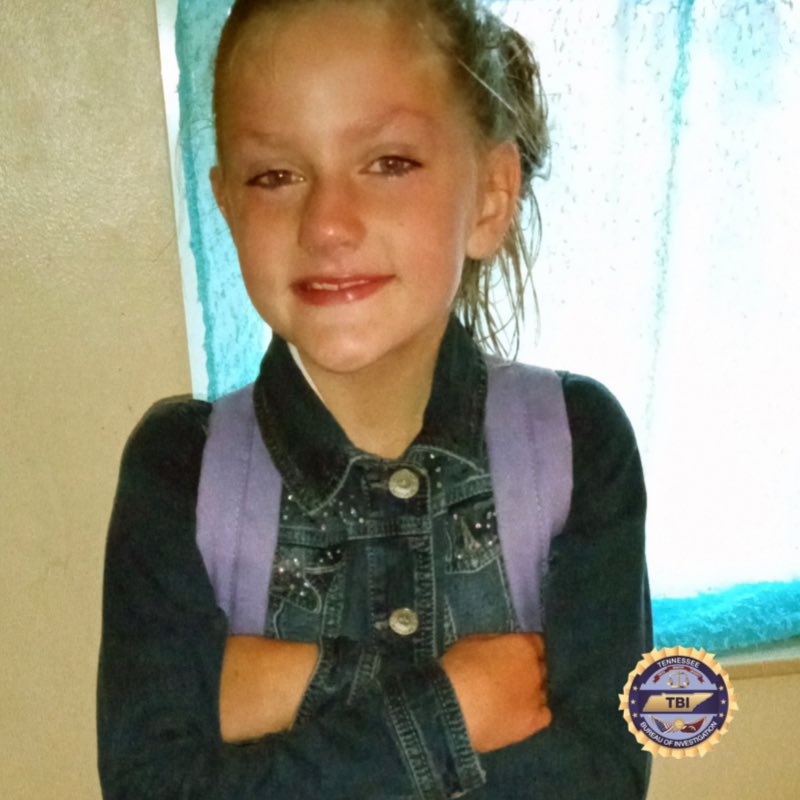 TBInvestigation's tweet photo. An Endangered Child Alert has been issued on behalf of the Crossville Police Department for eight-y/o Kallie Jean Lynette Graham.

She was last seen in the front yard of her residence on 8/24 around 8 PM. 

If you see Kallie, please call 931-484-2230, or 1-800-TBI-FIND. https://t.co/kk6iYdPknu