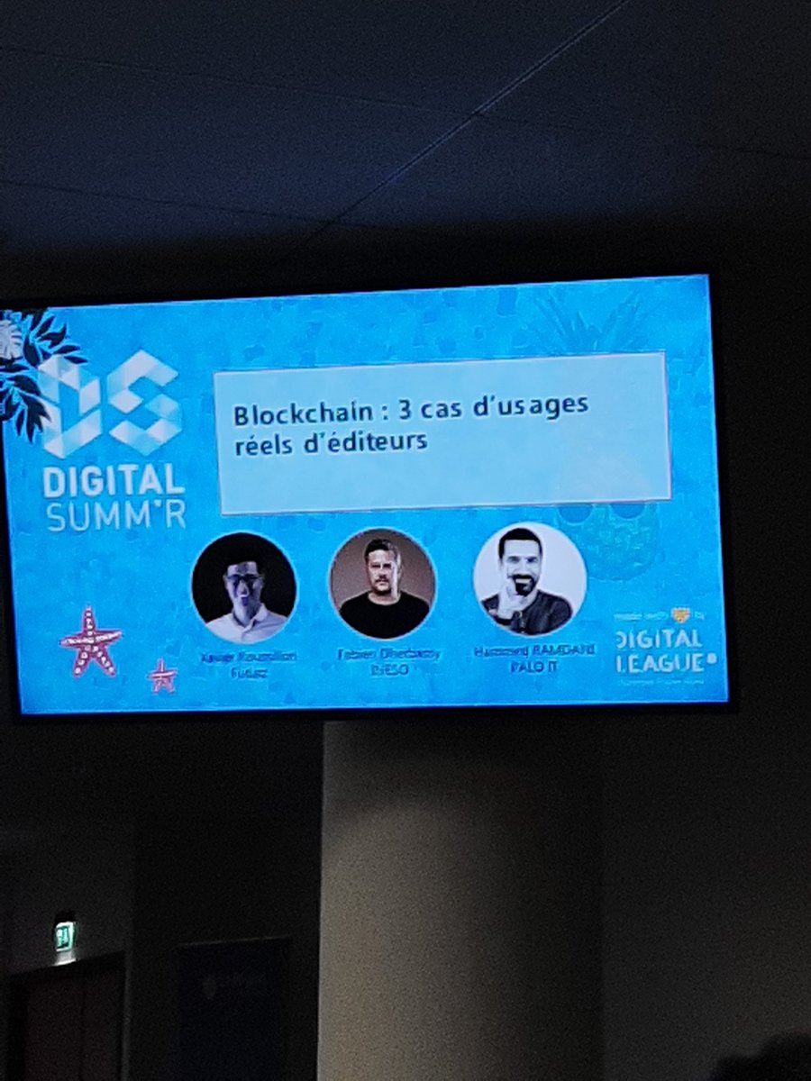 LionelPOINSOT's tweet photo. Retour d'expérience sur le #web3 (#Blockchain) au #DigitalSummr.
On s'y retrouve ?
@Digitaleague @CampusRegion https://t.co/lXlKcGUUXT