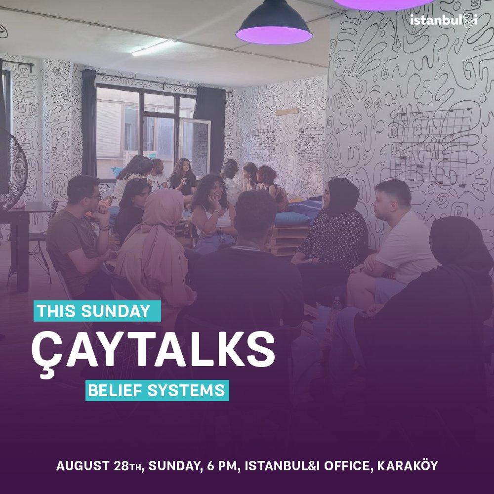 ÇayTalks is a public social inclusion event hosted by Istanbul &amp; I that takes place in different cafes in Istanbul. Locals and expats discuss a specific topic with social implications, get to know each other, and share ideas.
 Register now: tiny.cc/CayTalks