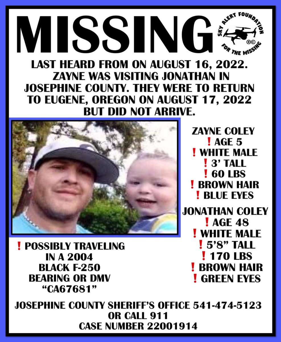 SKYALERTFOUNDA1's tweet photo. #missing #2persons #eugene2022 #eugeneoregon #oregon #eugene #5yearoldboy #skyalertfoundation #theskyalertfoundation #oraclemama #tiktokoraclemama #oregon #Repost #REPOST #repost #viral https://t.co/gNY1HEKruu
