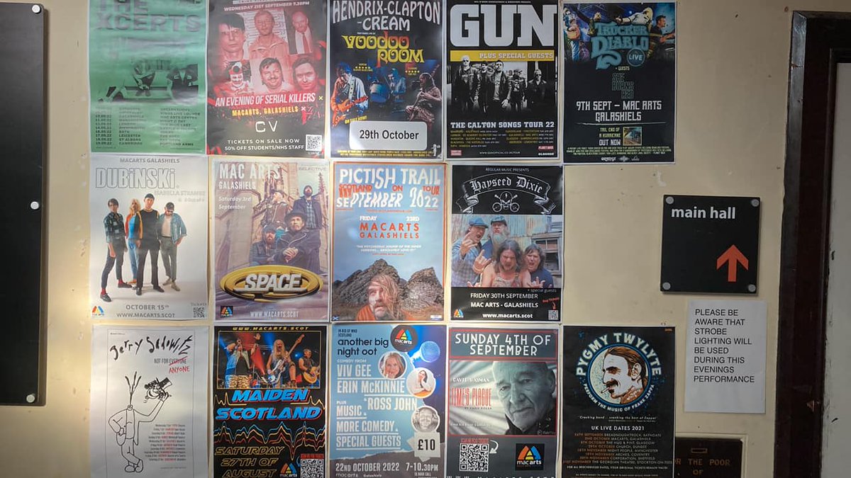 macartsscotland's tweet photo. Don’t dare say there is nothing on in Gala!!! https://t.co/XPcJ6suAbz

#whatsongalashiels #whatsonscottishborders #gigposters #whatsonmacarts #macarts https://t.co/NbtzJ2tuCH