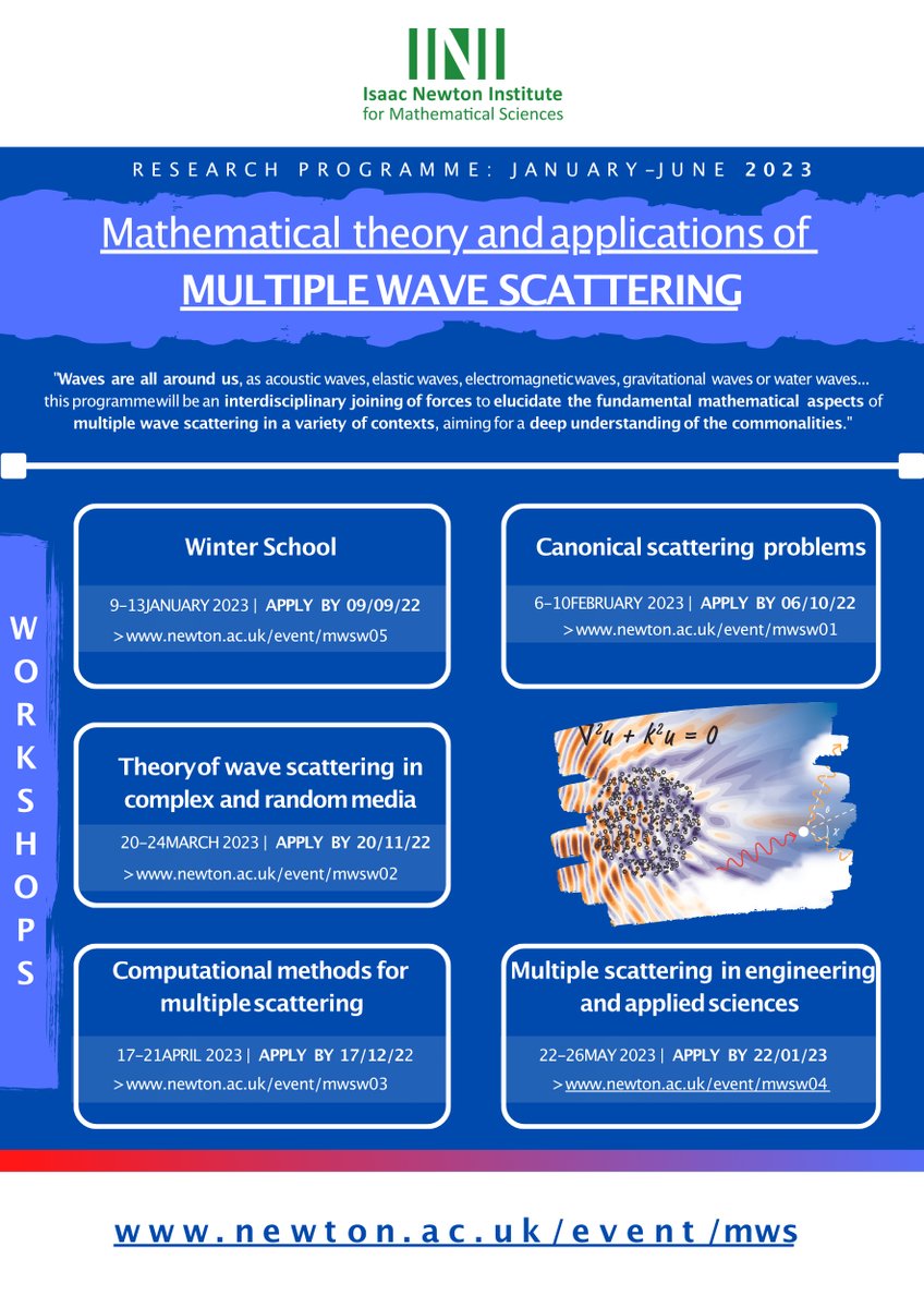 Isaac Newton Institute tweet media